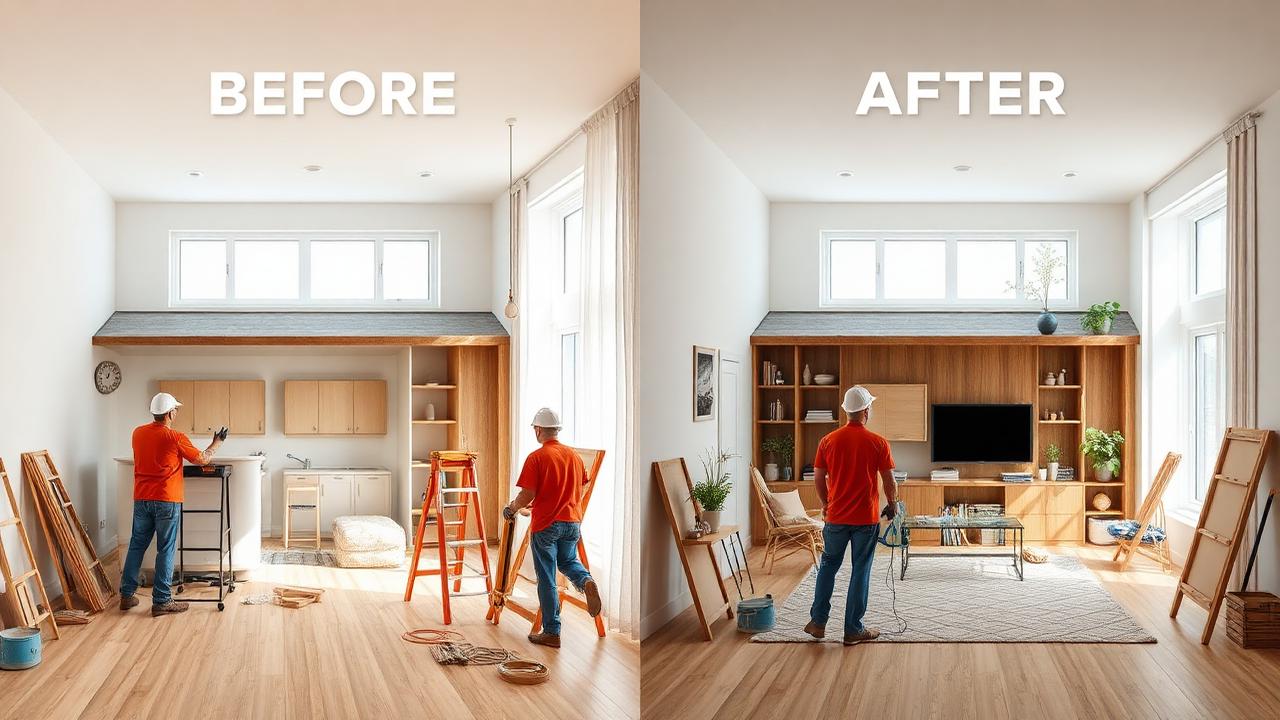 Renovation Before After